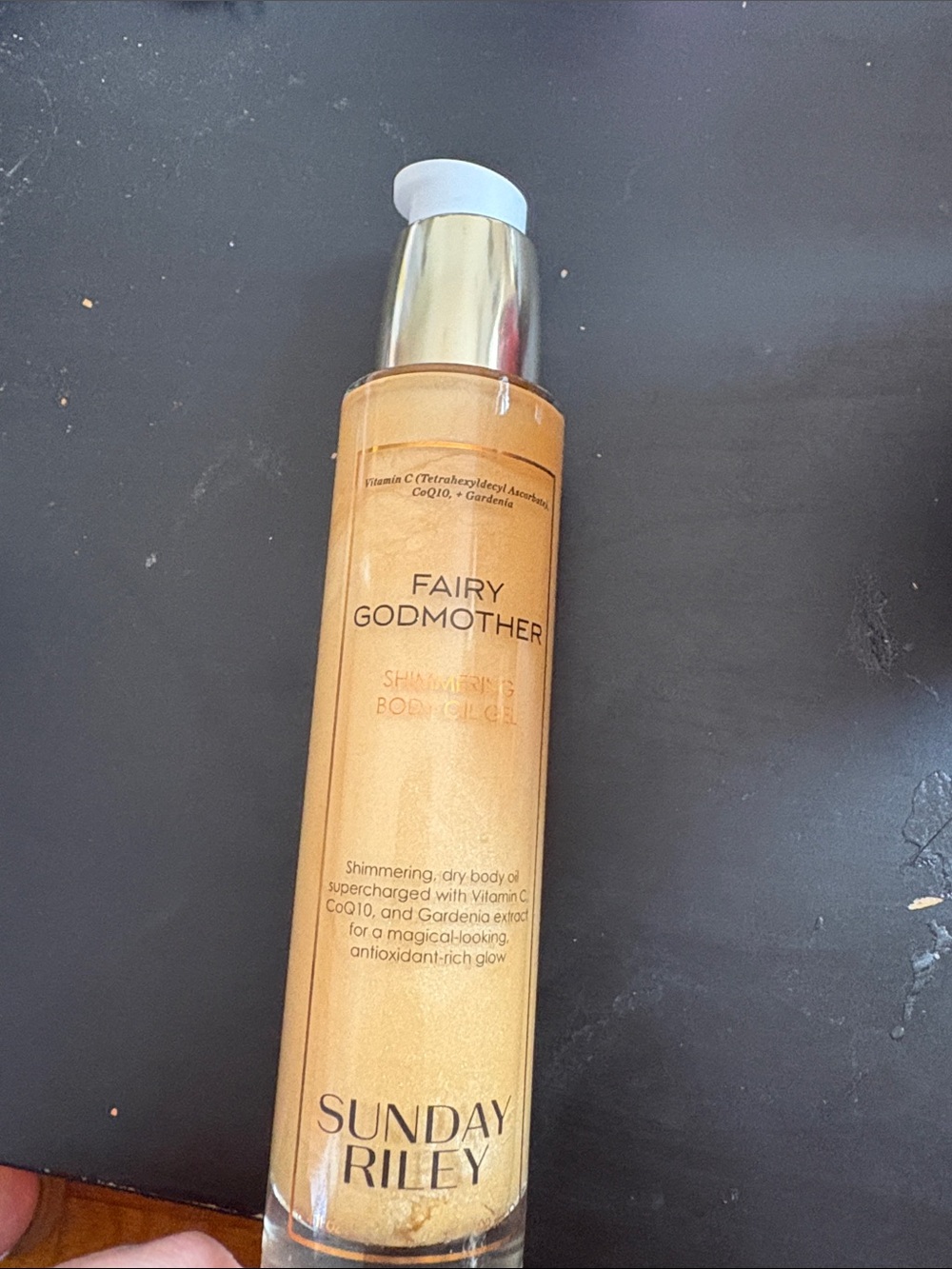 Sunday Riley Fairy Godmother Shimmering Body Oil - Gold